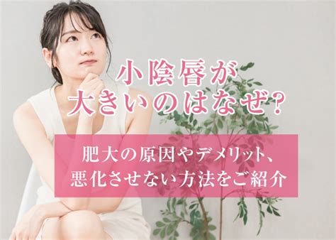 小陰唇が大きいのはなぜ？肥大の原因やデメリット、悪化させない方法をご紹介 二宮レディースクリニック【泌尿器科・婦人科・アートメイク】