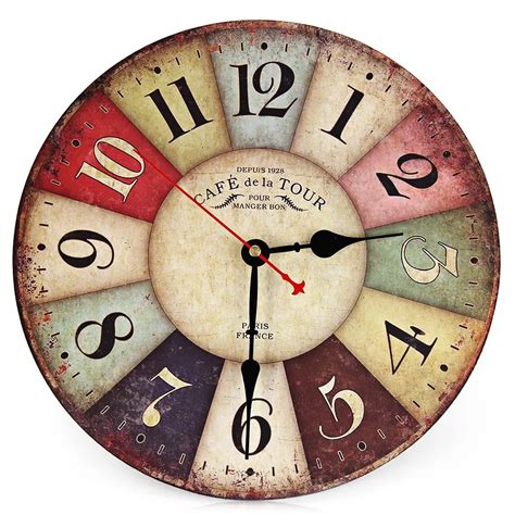 clock  wall clocks artistic retro creative european vintage rustic decorative antique