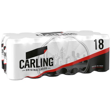 carling original lager   ml alcohol bm