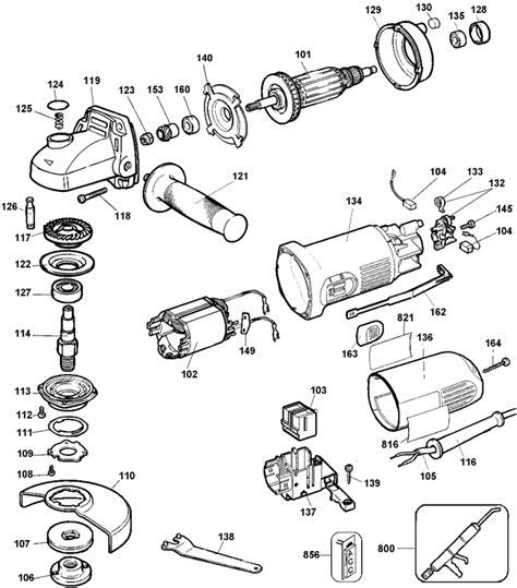 dewalt dw angle grinder parts type  dewalt grinder parts dewalt parts tool parts