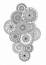 Coloring Zen Anti Stress Pages Abstract Inspired Flowers Pattern Adult Antistress Adults Coloriage Mandala Justcolor Abstrait Dessin Para Imprimer Du sketch template