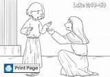 Jesus Temple Coloring Boy Pages Luke Catholic Priest Teaching Story Clipart Kids Printable Clip Mass Parents Advent Drawing Public Bible sketch template