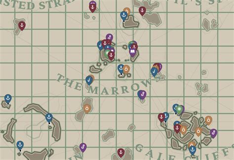 dredge interactive map map genie