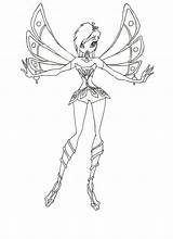 Coloring Winx Club Pages Enchantix Bloom Popular sketch template