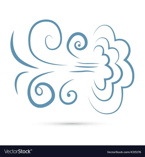 wind sign symbol royalty  vector image vectorstock