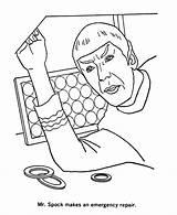 Trek Star Coloring Pages Enterprise Spock Movie Starship Mr Tv Books Pannel Control Comments Kids Captain Characters Colouring Go sketch template