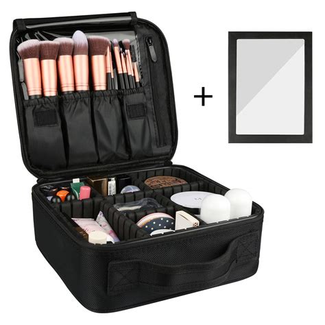 rosmax travel makeup caseportable organizer makeup bag