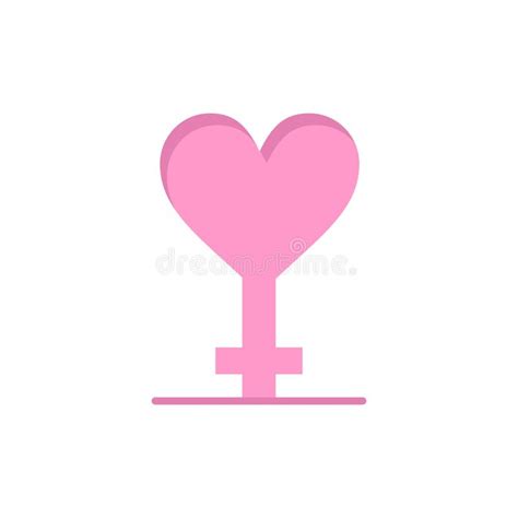 gender icon female male gay lesbian symbol vector illustration