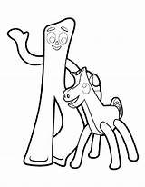 Gumby Pokey Coloring sketch template