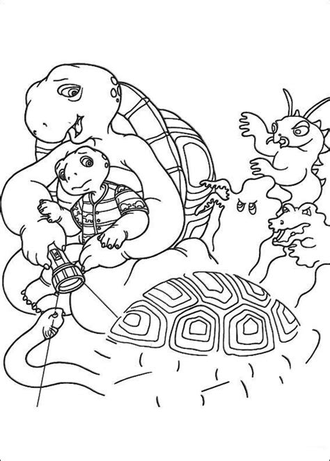 franklin  turtle kids coloring pages   colouring pictures