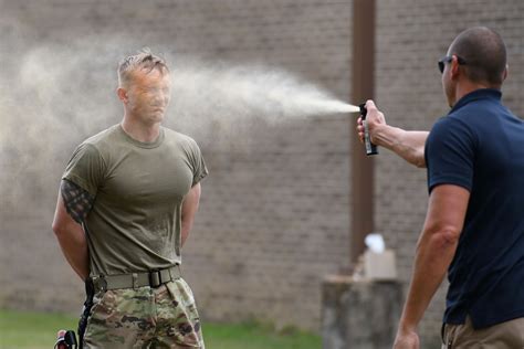 Defenders Receive Oc Spray Training Keesler Air Force Base Article