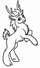 Reindeer Coloring Pages Cute Drawing Printable Deer Caribou Cartoon Kids Anime Color Drawings Baby Sheets Sheet Easy Print Draw Clipart sketch template