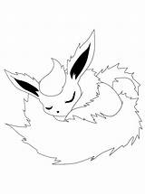 Pikachu Flareon Kleurplaat Animaatjes Vulpix Malvorlagen Coloriages Kostenlos Drucken Pokémon Raskrasil Malvorlage Animes Schläft sketch template