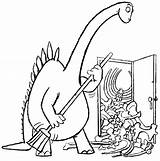 Colorat Planse Imagini Amuzante Desene Dinosaure Animale Copilul Pentru Dinozaur Gospodar sketch template