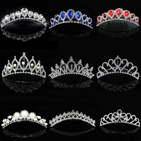 New 2018 Hot Sale Tiaras And Crowns Girls Bridesmaid Bride