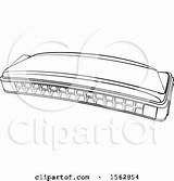 Harmonica Lineart Organ Mouth Illustration Royalty Clipart Lal Perera Vector 2021 sketch template