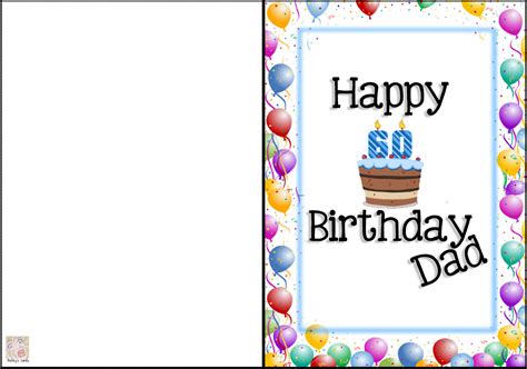 foldable printable birthday cards  dad printable word searches