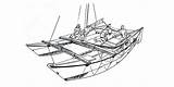 21 Tiki Catamaran Drawing Getdrawings Features Main sketch template