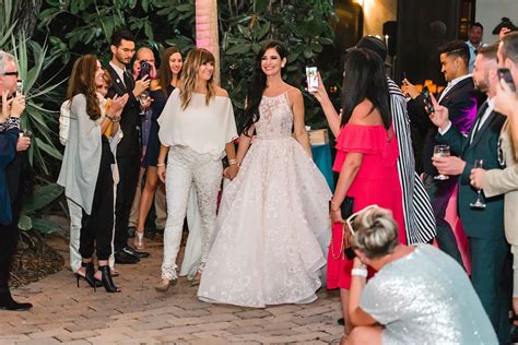 This Chic Lesbian Wedding Was A Tropical Fairytale Come To Life