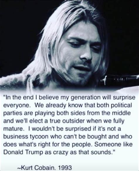 kurt cobain voted trump    cool  fakehistoryporn
