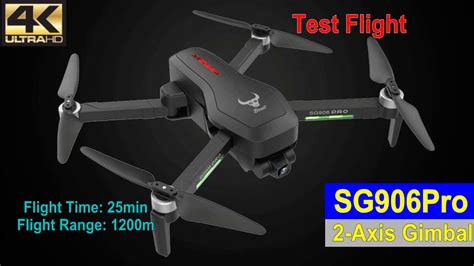 sgpropro  axis gimbal drone test flight video  youtube