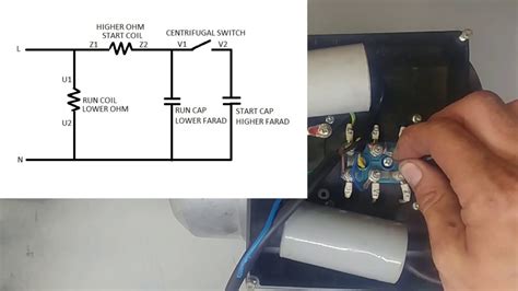 capacitor single phase motor wiring diagram