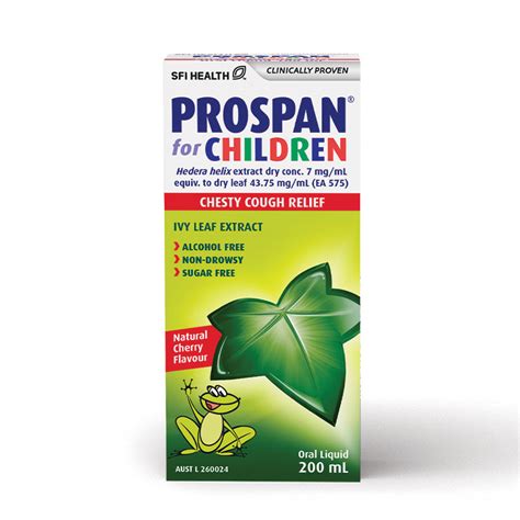 buy prospan kids cough syrup ml   chemist warehouse