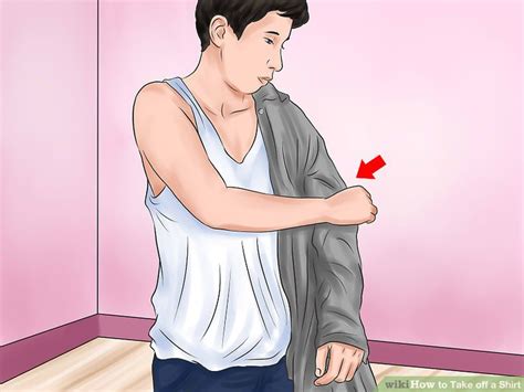 how to take off a shirt with pictures wikihow