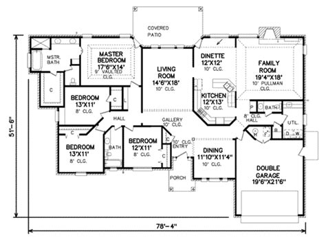 traditional style house plan  beds  baths  sqft plan   house plans floor