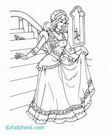 Coloring Pages Cindrella Cinderella Searches Worksheet Recent sketch template
