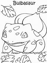Coloring Bulbasaur Popular Pokemon Pages sketch template