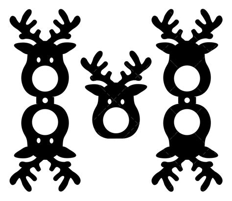 reindeer lollipop holder template printable printable templates