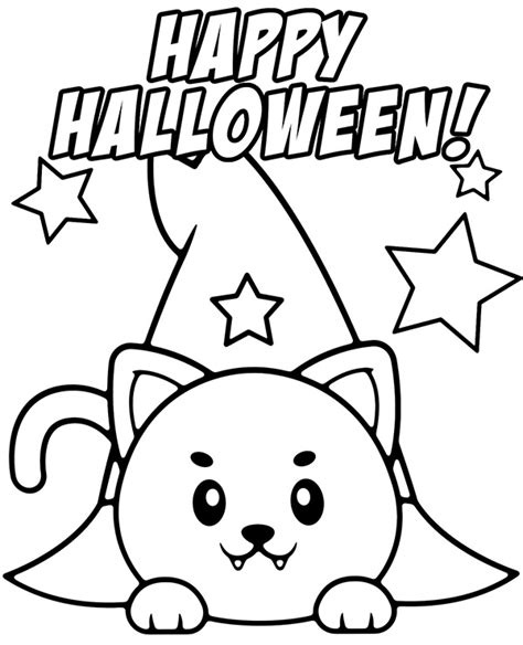 coloring page  halloween party topcoloringpagesnet