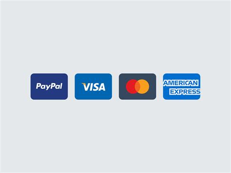essential minimal payment icons