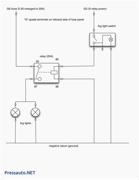 fog light wiring diagram  relay inspireium
