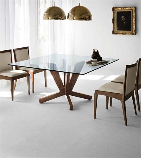 10 Shimmering Square Glass Dining Tables That Will Impress You Modern