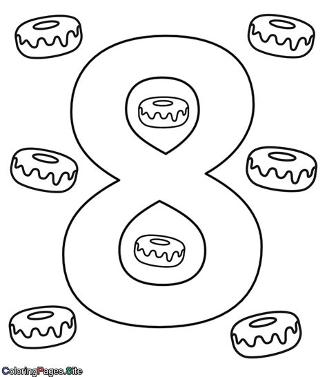 toddler number  coloring pages