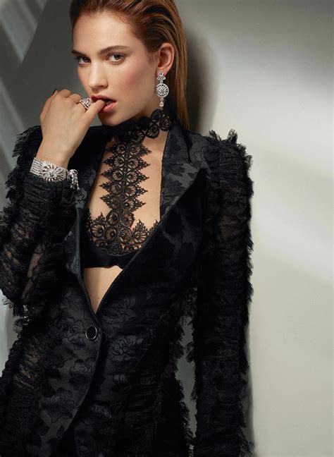 lily james by cuneyt akeroglu for vanity fair on jewellery