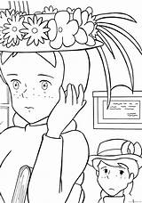 Anne Gables Green Coloring Pages Coloring4free Printable Film Tv Related Posts Ann Popular sketch template