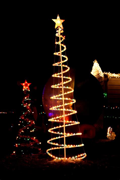 christmas tree light decorations picture  photograph  public domain