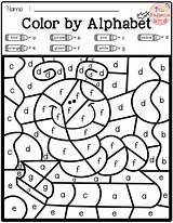 Color Alphabet Code Pages School Worksheets Coloring Kindergarten Preschool Back Letters Colouring Grade Number Activities First Colors Printables Kindergarden Fun sketch template