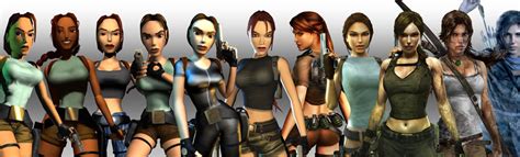 The Many Faces Of Lara Croft Tomb Raider [infographic]