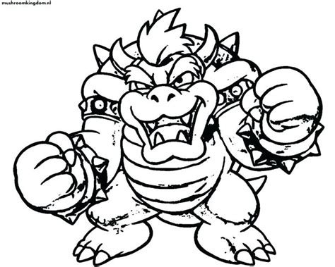 bowser coloring page  getdrawings