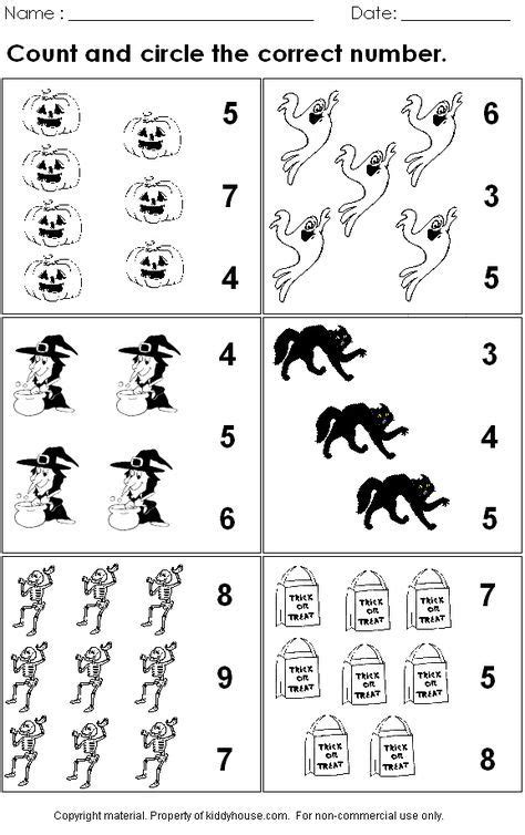 halloween worksheets halloween kindergarten halloween