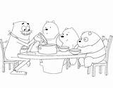 Bears Bare Pages Coloring Printable Bear Panda Cartoon Grizzly Ice Nom Sheet Charlie Eating Christmas Template Wonder sketch template