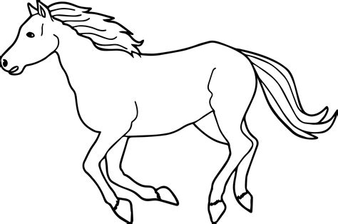 coloring page baby horse coloring pages