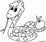 Snake Coloring Pages Printable Kids Snakes Animals Print Viper Drawing Color Clipart Apple Book Rattlesnake Animal Guaranteed Coiled Pages2color Getcolorings sketch template