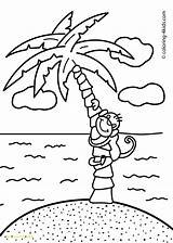 Coloring Pages Island Nature Kids Color Ellis Tropical Printable Scenes Print Islands Clipart Adults Getcolorings Library Palm Trees Monkey Getdrawings sketch template