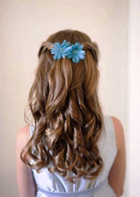 super cute flower girl hairstyle ideas