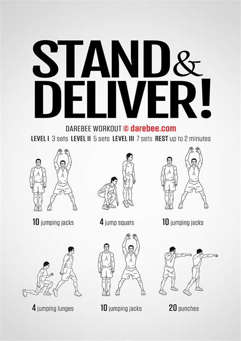 stand and deliver workout